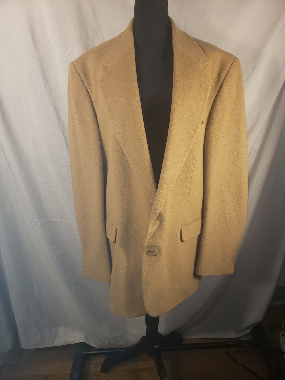 Men's Andhurst Camel Notch-Lapel Sport Coat - 46L